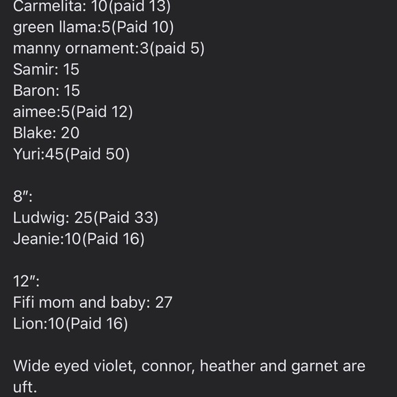 Squishmallows for sale - Picture 4 of 6